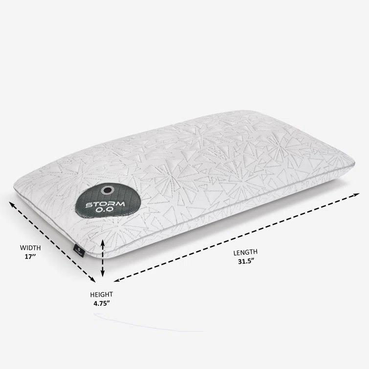 Bedgear Bedgear Storm King Performance Cooling Pillow - Medium Firm Bed Pillow for All Sleep Positions
