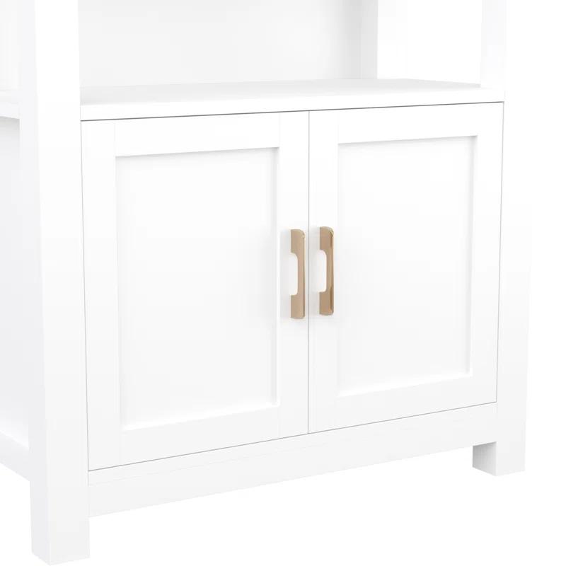 Martha Stewart Teague Martha Stewart 68" Shaker Bookcase with Storage Cabinet