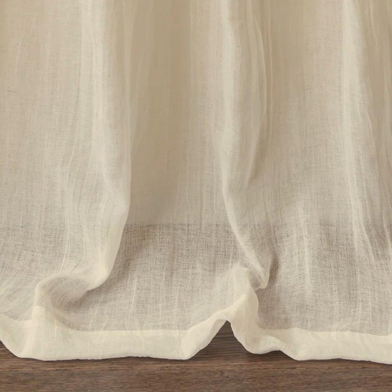 Madison Park Harper Solid Crushed Curtain Panel Pair (Set of 2)