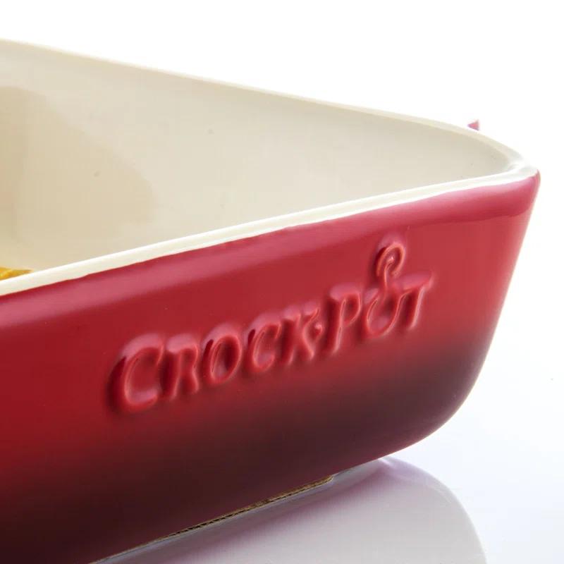Crock-pot Crock-Pot 4 Qt. Stoneware Rectangle Bake Pan
