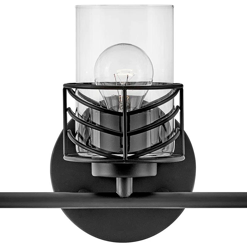 Hinkley Della Three-Light Chevron Bath Vanity