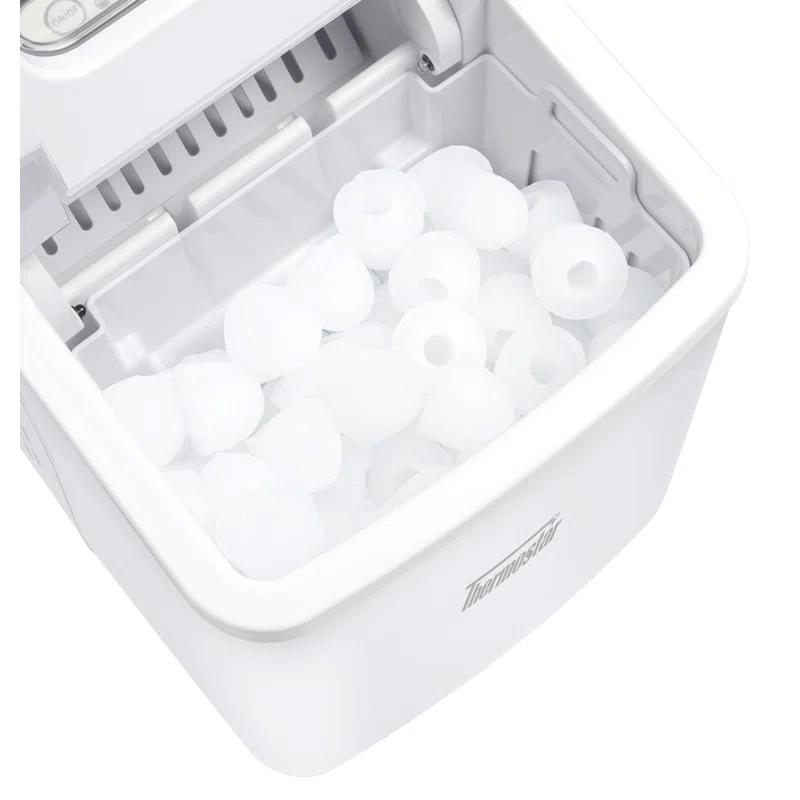 THERMOSTAR Thermostar 26-Pound Automatic Self-Cleaning Portable Countertop Ice Maker Machine With Handle