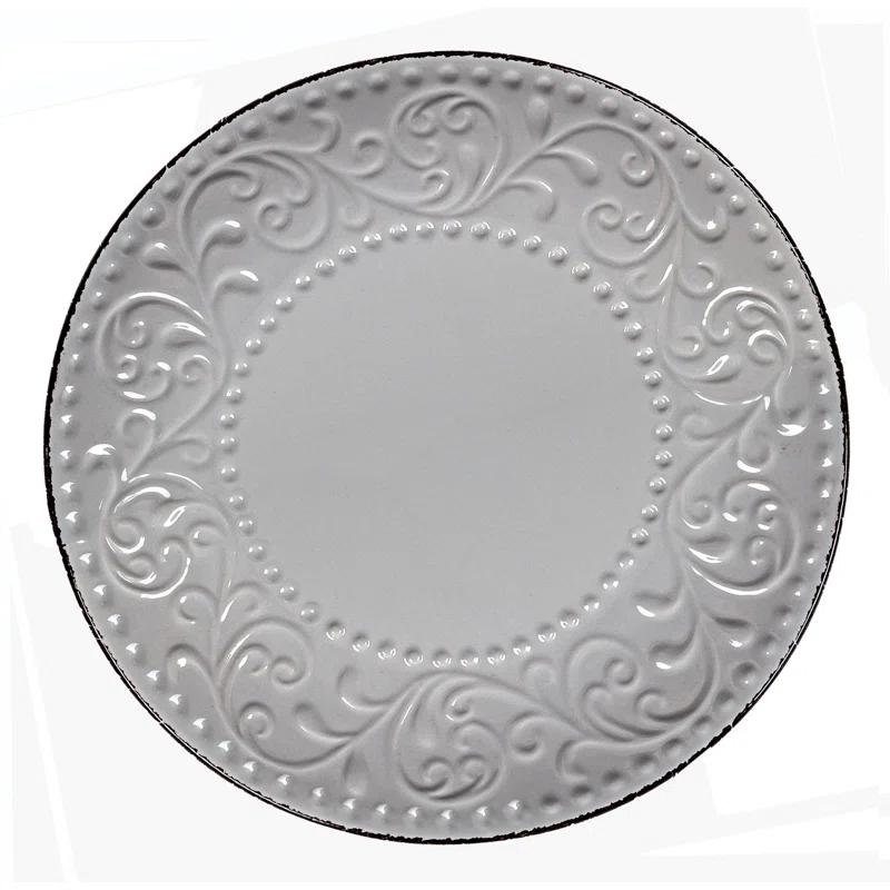 Lorren Home Trends Lorren 16 Piece Stoneware Dinnerware Set - Service for 4