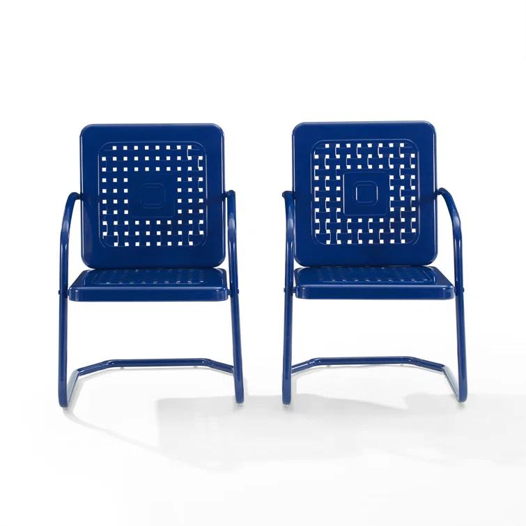 Hashtag Home Bates 2PC Retro Outdoor Chair Set (Set of 2)