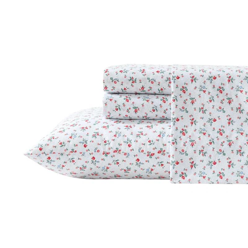 Laura Ashley Laura Ashley Printed Cotton Percale Sheet Set