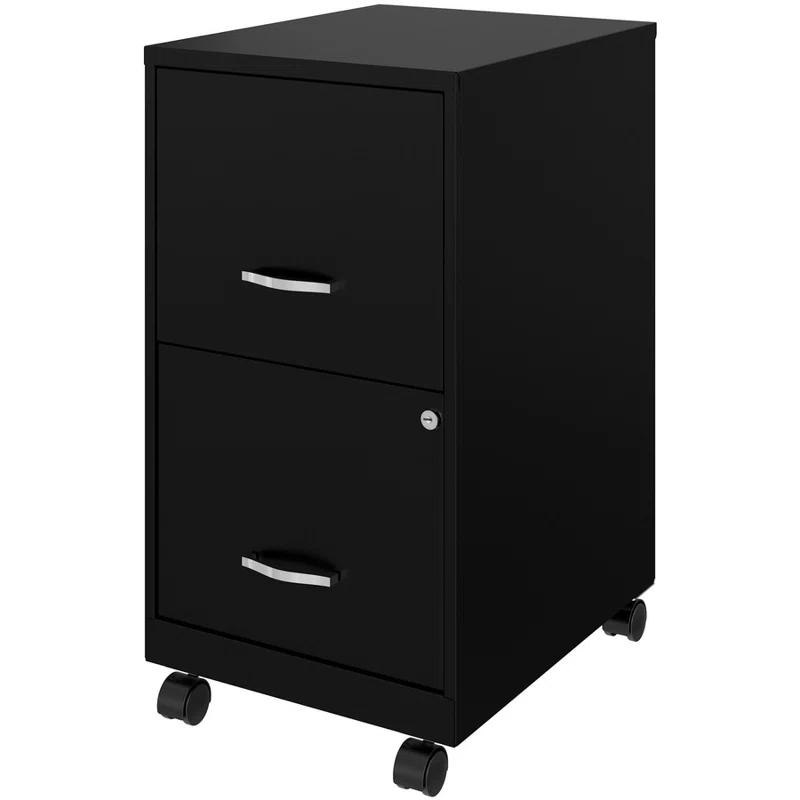 Lorell Soho Mobile 2-Drawer File Cabinet