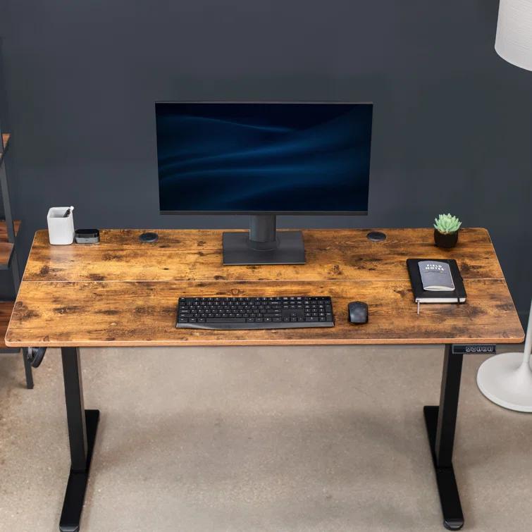 Vivo VIVO 55" x 24" Electric Sit Stand Desk, Height Adjustable Workstation (E155TB series)