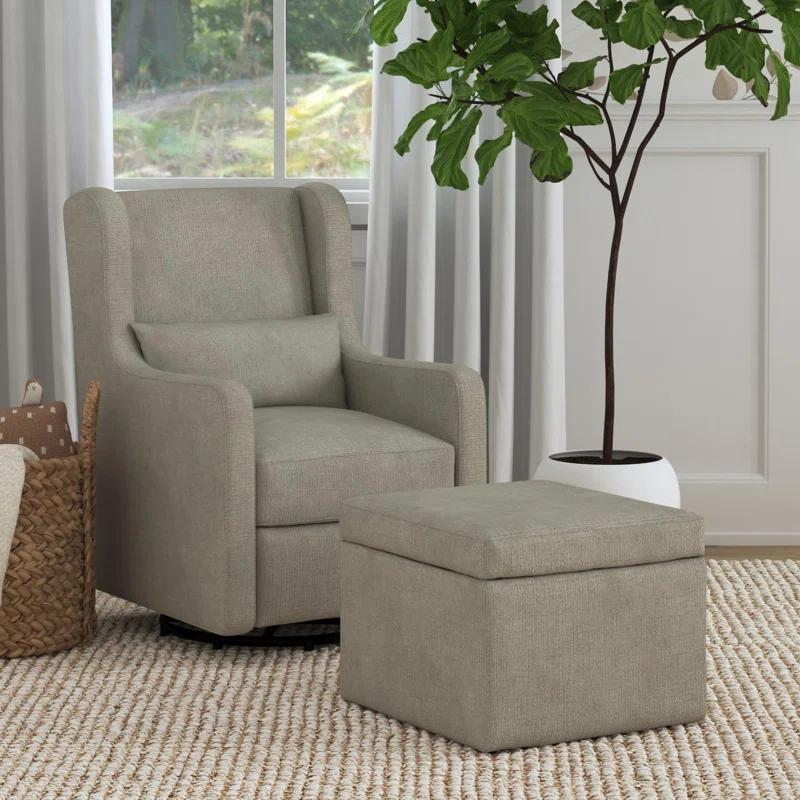 Carter's by DaVinci Adrian Swivel Glider and Ottoman
