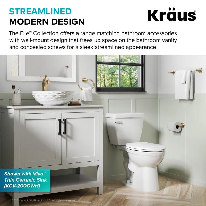 Kraus Elie Triangle Metal Corner Shelf