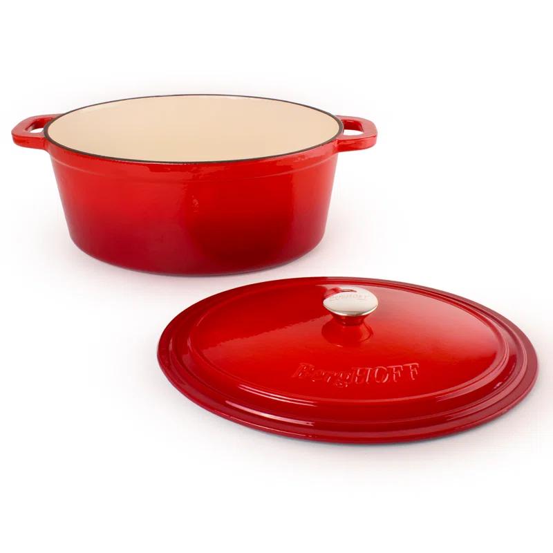 BergHOFF Neo 4Pc Cast Iron Cookware Set with 5Qt. and 7Qt. Covered Dutch Ovens
