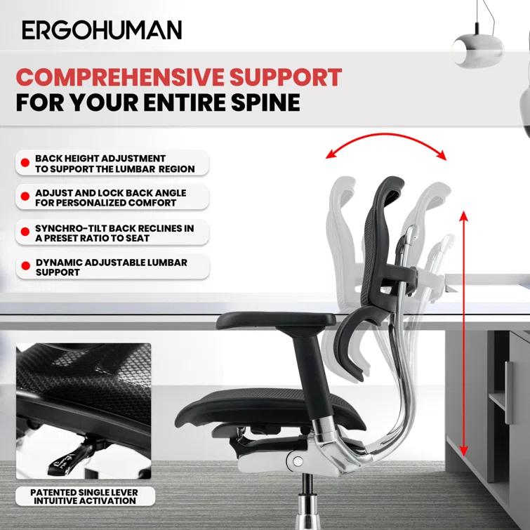 Eurotech Seating Ergohuman Task Chair