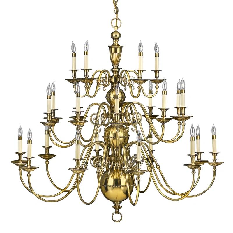 Hinkley Cambridge 25-Light Candle Style Tiered Chandelier