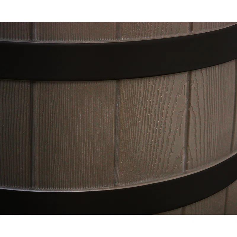 Good Ideas Good Ideas Rain Wizard Whiskey Style Rain Barrel with Overflow and Spigot