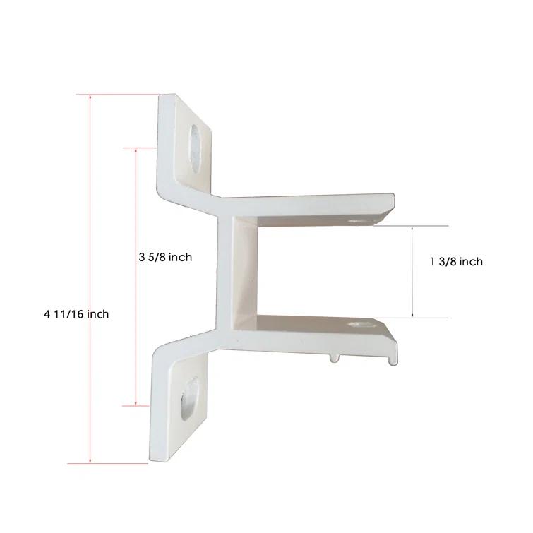 ALEKO ALEKO White Metal Wall Mounting Bracket for Awning (Set of 2)