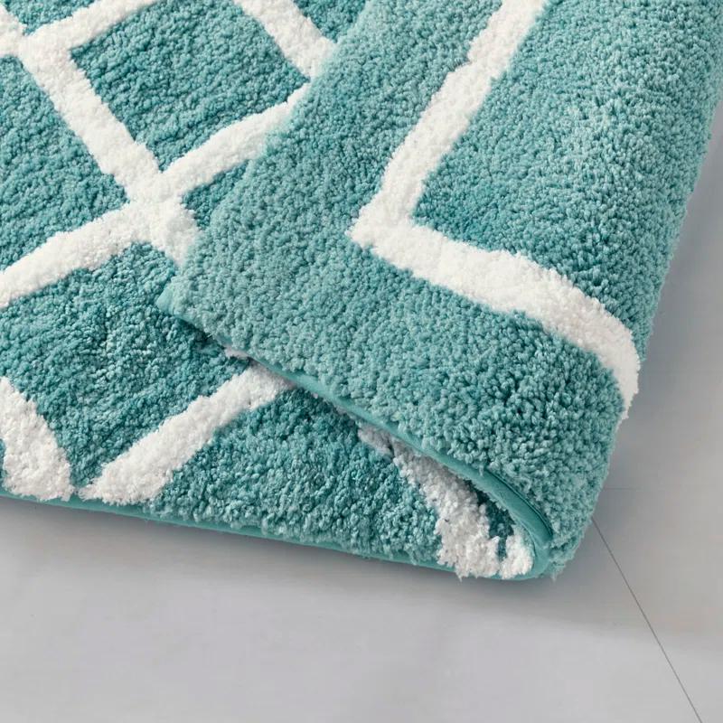 Madison Park Bittman Reversible High Pile Tufted Bath Rug