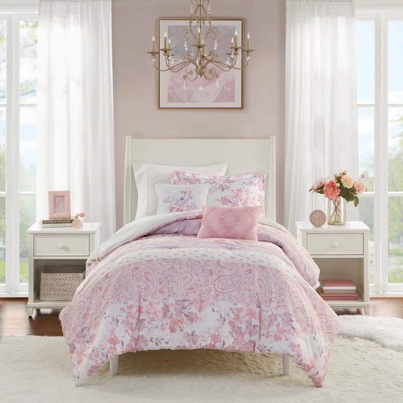 Intelligent Design Floral Paisley Comforter Set