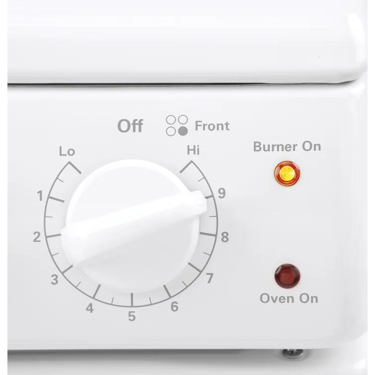 Hotpoint 24" 2.9 cu. ft. Freestanding Electric Range RAS240DMWW