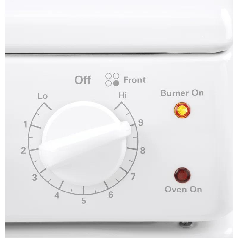 Hotpoint 24" 2.9 cu. ft. Freestanding Electric Range RAS240DMWW