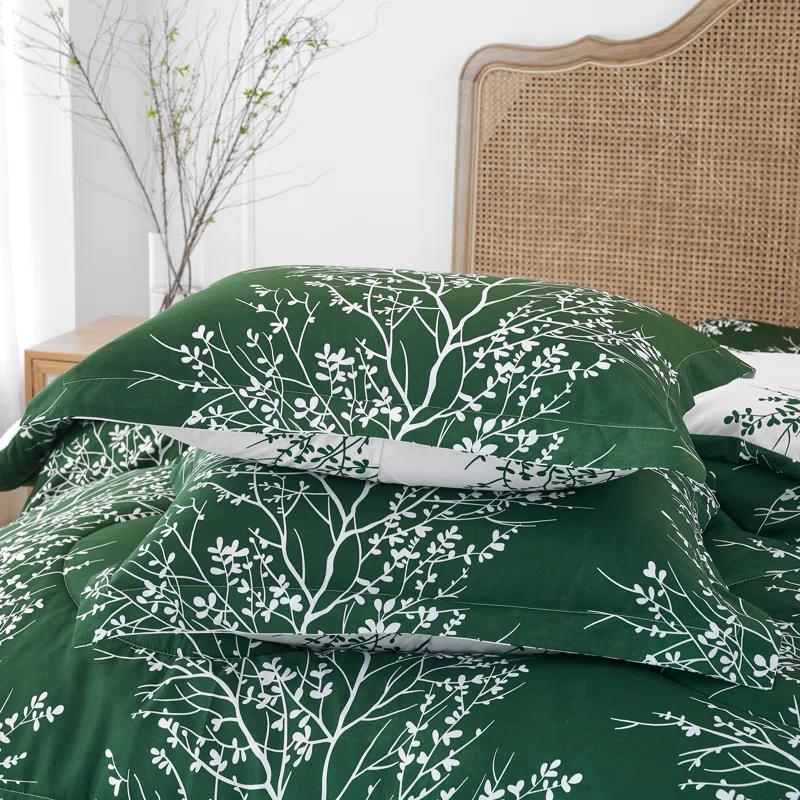 Spirit Linen 6-Piece Foliage Reversible Comforter Set