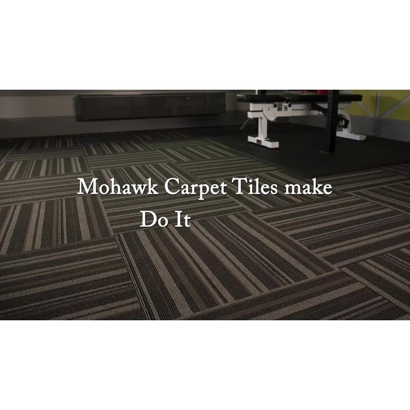 Mohawk Mohawk Basics 24" x 24" PET Fiber Carpet Tiles (96 sqft per carton-24 Tiles)