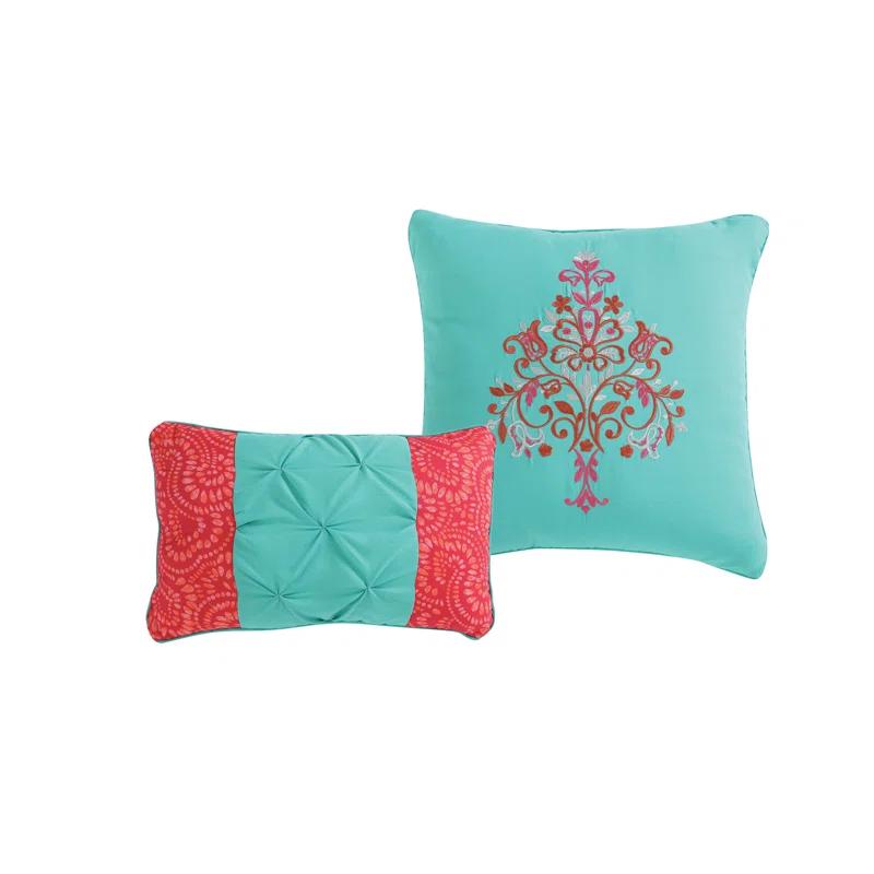 VCNY Casablanca Bohemian Microfiber / Polyester Standard Damask Quilt Set