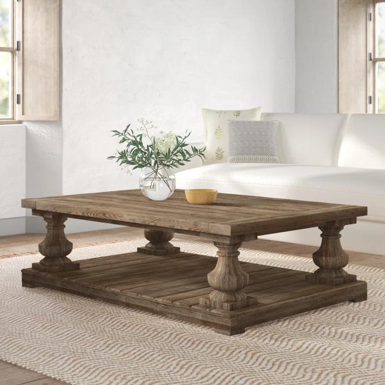 Stan Solid Wood Coffee Table