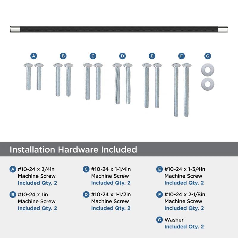 Amerock Esquire 24" Center to Center Appliance Pull