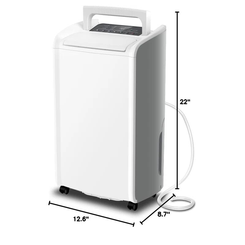 BEACHWATER POOL & SPA, LLC 4,500 Sq.Ft 70 Pint Dehumidifier For Basements And Home-With Drain Hose,Efficient,Energy-With Dual Protection And 4 Smart Modes,24H Timer,Defrost,For Large Room