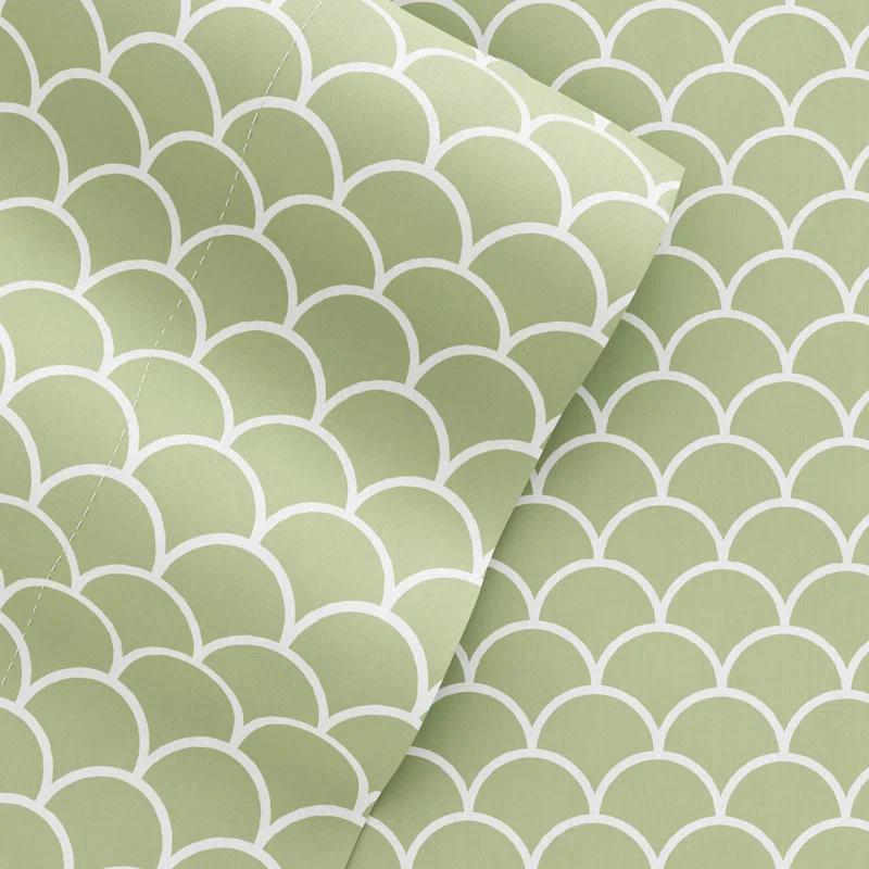 Becky Cameron Simply Soft™ Scallops Pattern Microfiber Sheet Set
