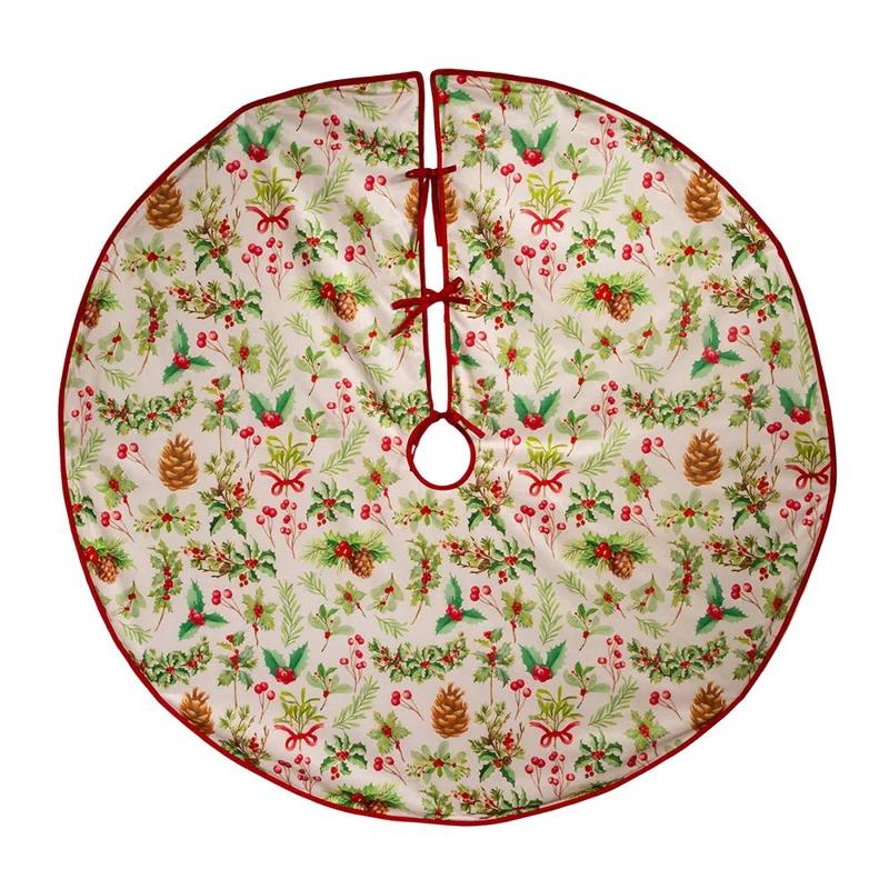 Kurt Adler Polyester Christmas Tree Skirt