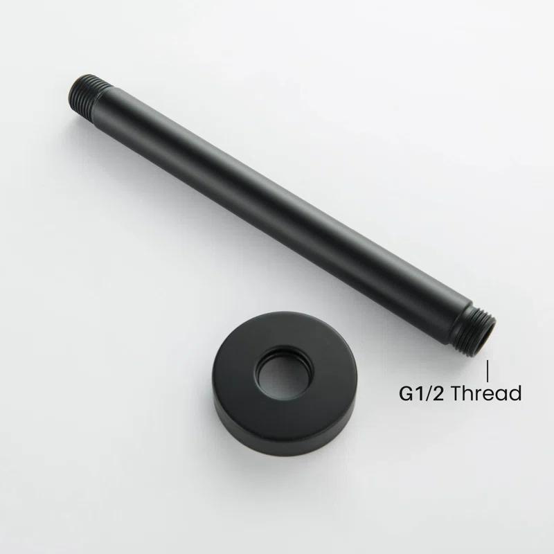 Circular 8" Ceiling Mounted Shower Arm