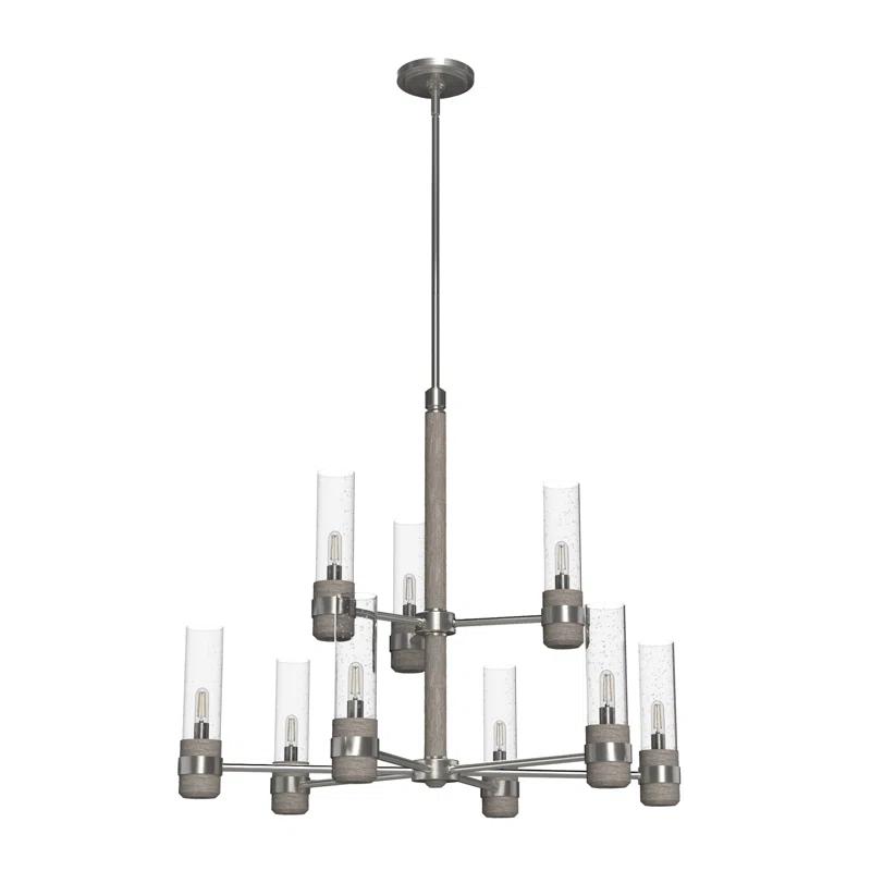 Hunter Fan River Mill 9 Light 2 Tier Candle Style Classic / Traditional Chandelier