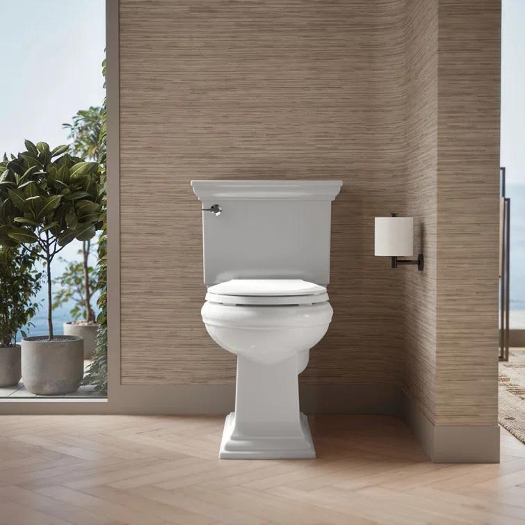 Kohler Cachet Round-Front Toilet Seat with Quiet-Close Lid and Seat and Grip-Tight Bumpers K-4639-RL-0