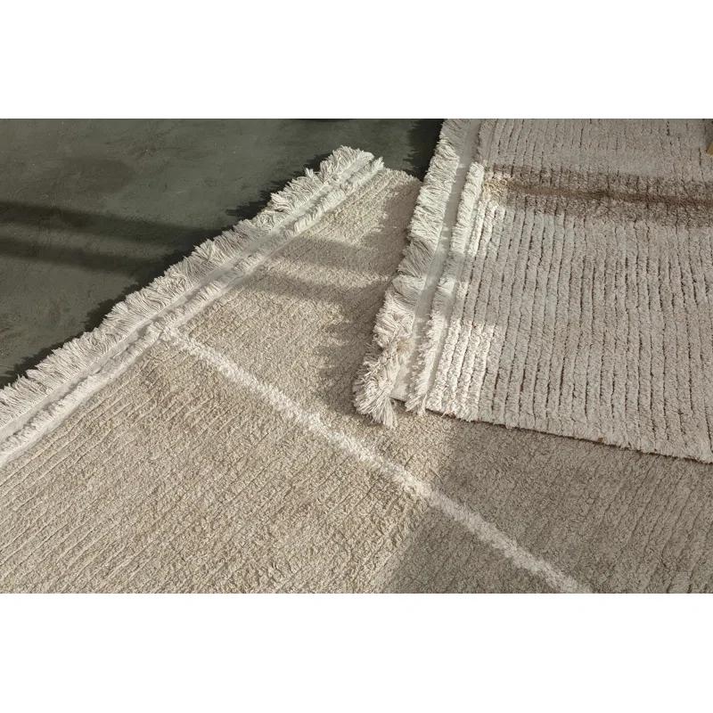 Duetto Reversible Washable Rug by Lorena Canals - Brown / 2' 7" x 7' 6"