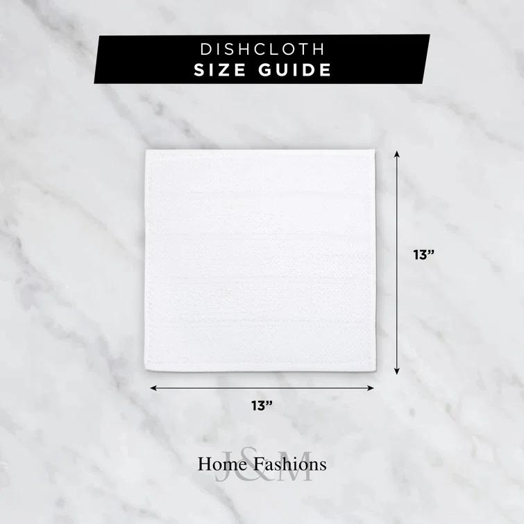 Design Imports Waffle Weave Cotton Plaid Waffle Dish Cloth Kitchen Towel (Set of 12)