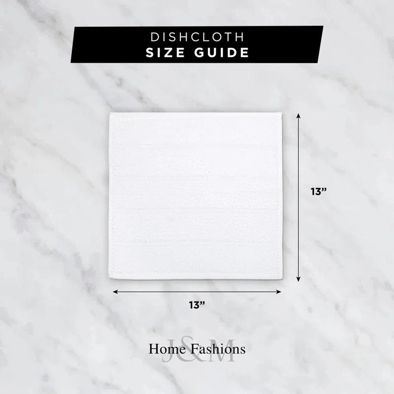 Design Imports Waffle Weave Cotton Plaid Waffle Dish Cloth Kitchen Towel (Set of 12)