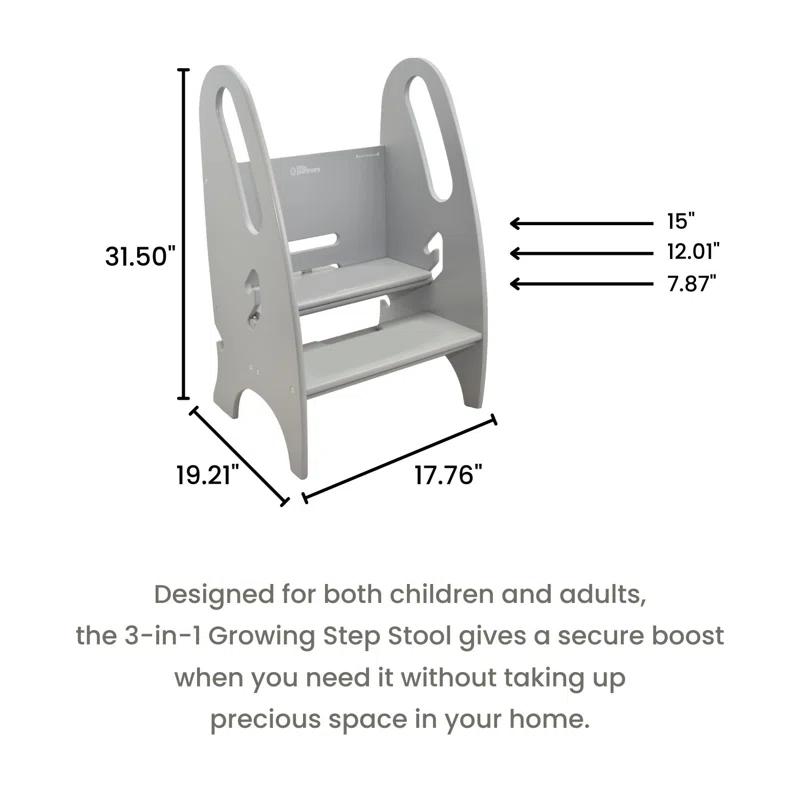 Little Partners 3-in-1 Growing Step Stool