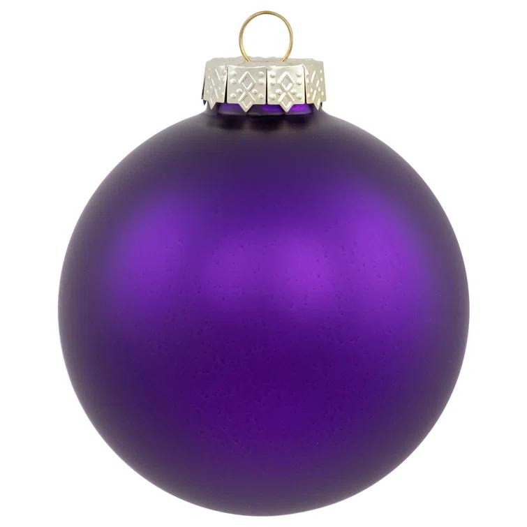 Northlight Seasonal Glass Ball Christmas Ornament (Set of 6)
