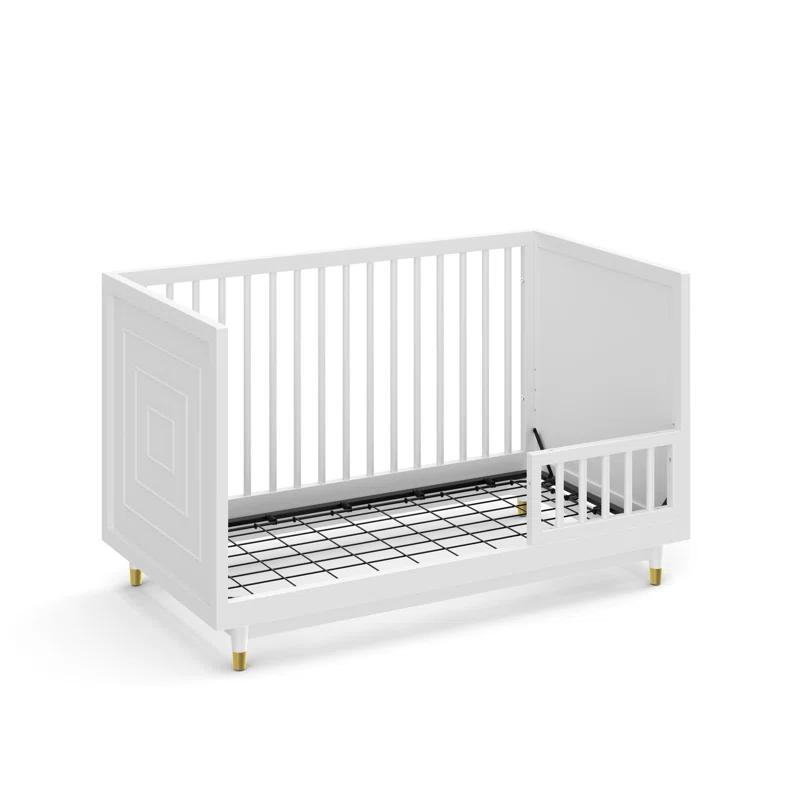 Little Seeds Little Seeds Aviary Toddler Rail with Spindles, White