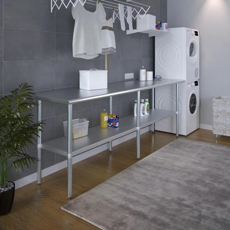 Amgood Stainless Steel Top Workbench
