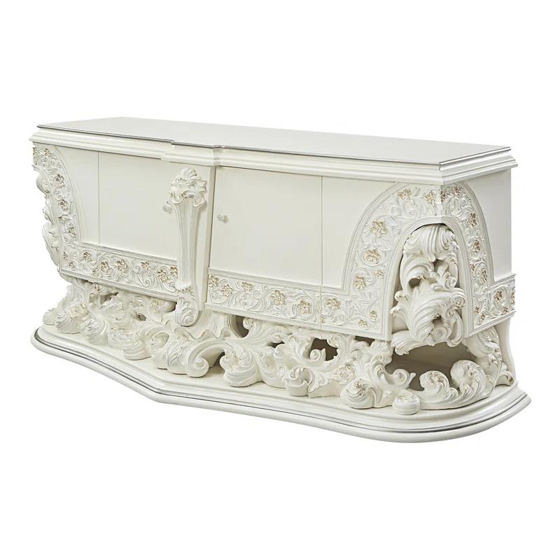 Rosdorf Park Reenan 2-Door Dresser in Antique White