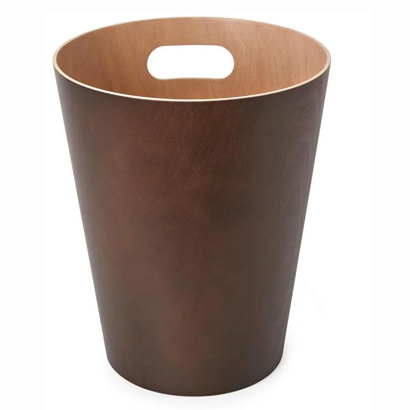 Umbra Woodrow Manufactured Wood Open Waste Basket - 2.25 Gallons