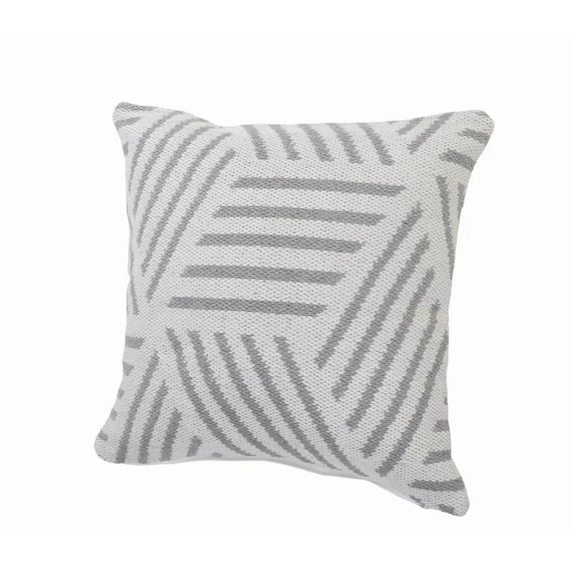 Evette Rios Throw Pillow Geometric Cotton Throw Pillow
