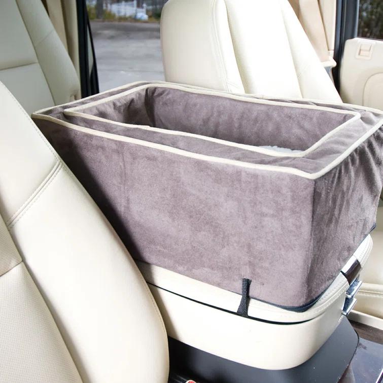 Snoozer Pet Products Luxury Lookout Console Pet Car Seat in Microsuede