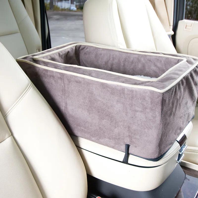 Snoozer Pet Products Luxury Lookout Console Pet Car Seat in Microsuede