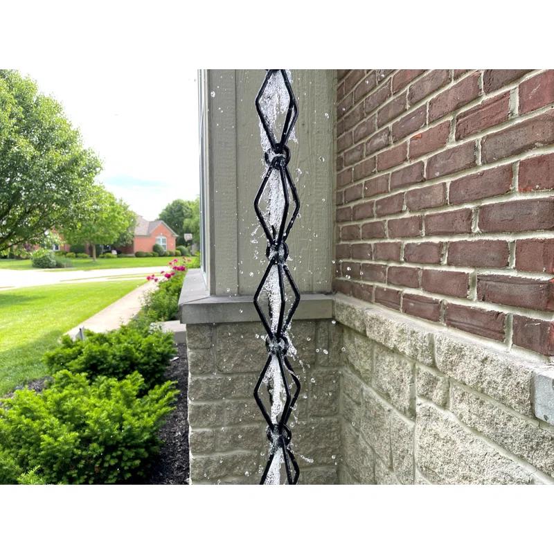 U-nitt Diamond Rain Chain 8.5 ft