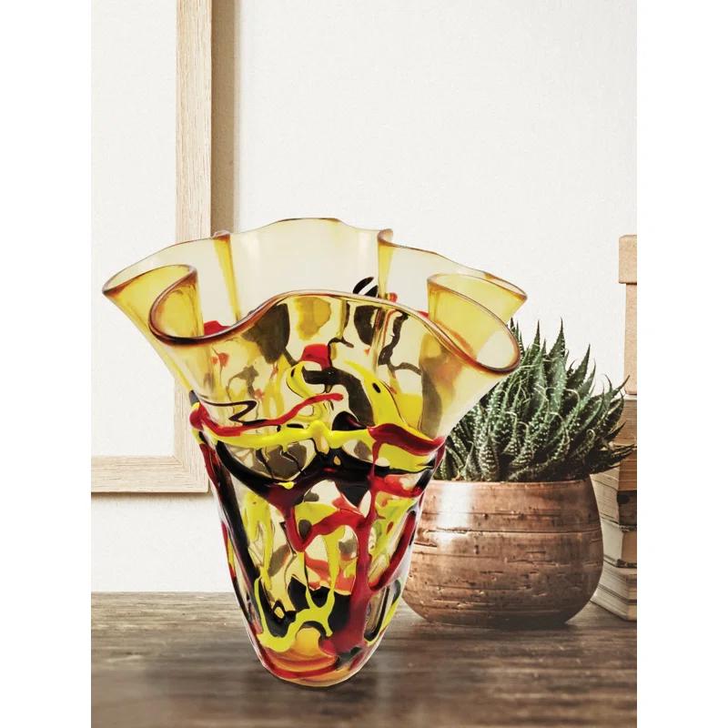 Dale Tiffany Glass Table Vase