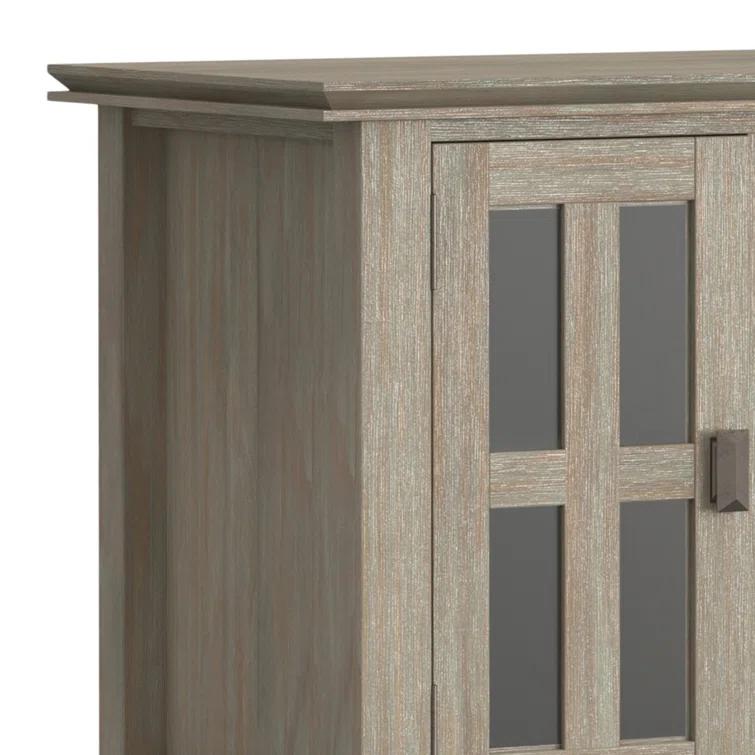 Simpli Home Artisan SOLID WOOD 72 inch TV Media Stand