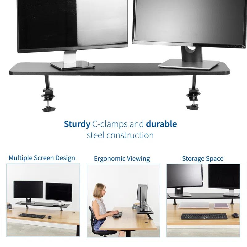 Vivo Clamp-on 40in Shelf Monitor Riser