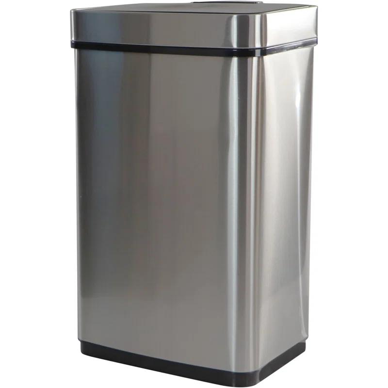 Hanover Plastic Motion Sensor Kitchen Trash Can - 16 Gallons